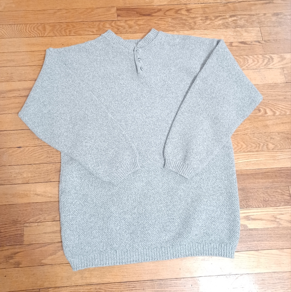 Himalaya Outfiters Vintage Gray Pullover Sweater For Men'Size XLT